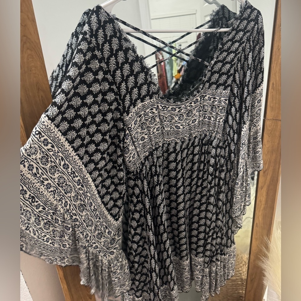 Free People Heart of Gold Boho Mini Dress - Picture 7 of 9
